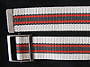 White Belt with Red Stripes