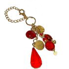 Handbag Crystal Charm - Red