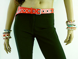 Red Belt with Eyelets